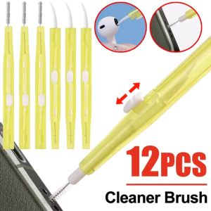 Adjustable Push-Pull Brushes Phone Charge Port Cleaning Brush for AirPods Tablet Camera Phone Speaker Cleaning Brush Mobile Phone Cleaning Kits