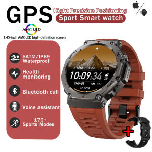 T-Rex 3 Ultra Built-in Dual-band GPS Smartwatch 5ATM Waterproof 48mm AMOLED Compass 170+ Sport Durable Military Smart Watch 2025