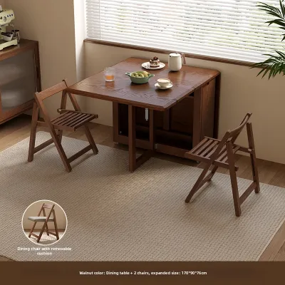 DONGMU | Folding Solid Wood Dining Table