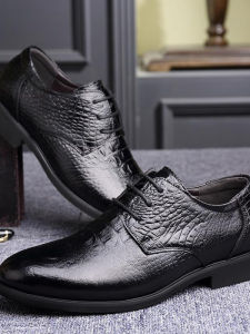 Breathable Soft-Sole Business Casual Shoe Cowhide