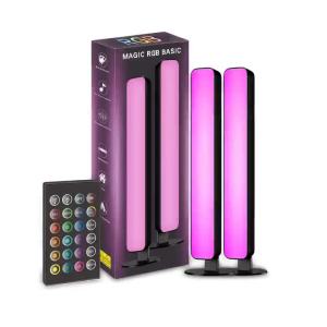 LED RGB Voice Controlled Pickup Atmosphere Light Intelligent Remote Control Color Changing Multifunctional Desktop Decoration