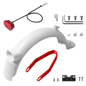 ขายึดบังโคลนคาร์บอนไฟเบอร์สำหรับสกู๊ตเตอร์ไฟฟ้า Xiaomi Mi3 Pro Pro 2 บังโคลนหลังทนทาน พร้อมไฟท้าย อะไหล่ซ่อม