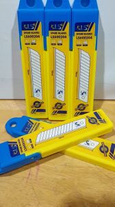 Bộ 10 lưỡi dao cắt giấy size 100x18mm thương hiệu LS lưỡi dao cắt giấy loại lớn lưỡi cắt chất liệu thép SK5 sắc bén - Cửa Hàng Nam