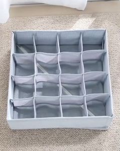 [LULU AND LOFT] PURE SERIES Minimalist Style Foldable Linen Drawer Organiser Clothes Underwear Storage Box