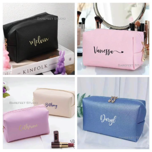 Personalised Pouch Christmas Teachers Chidrens Day Gift Customised Pencil Case Travel Organizer