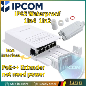 5 Ports POE Repeater 1 To 4 Network Switch 1000Mbps PoE Extender for IPC/NVR Waterproof
