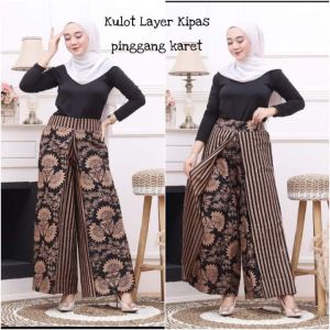 Celana Kulot Motif Batik Terbaru Kekinian 2025