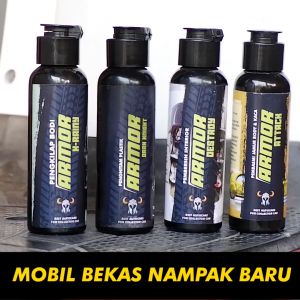Paket BTN (Back to New) Series Mobil by Moormiles I U: Penghitam Plastik Anti Jamur & Pengkilap Perawatan Jok