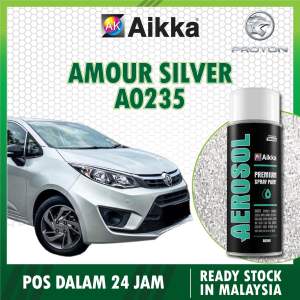 【PROTON PERSONA 】AIKKA Aerosol Spray 370ml Aikka Paint Touch Up Paint Cat Kereta Spray Paint Cat Kereta Calar Car Scrat