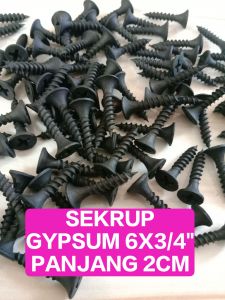 SEKRUP 600PCS SEKRUP GYPSUM 6X3/4 PANJANG 2CM | Sekrup Gypsum 6x3/4 Panjang 2cm | 600pcs sekrup gypsum