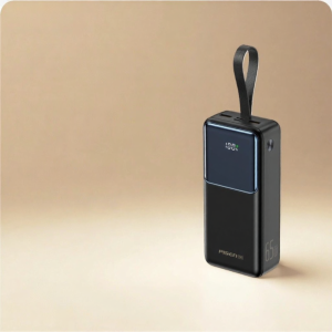 PISEN | High Power Fast Charging 65W 60000mAh Portable Charger with LED Light and Carry Rope
