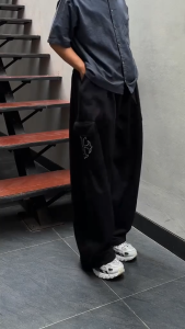 Celana Gombrang Baggy Fleece Balon Pants Motif Campuran Celana Panjang Cargo Balon Terlaris