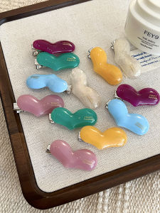 Kẹp Tóc Acetate Hình Trái Tim Hàn Quốc Kẹp Tóc Dễ Thương Cho Bé Gái Kẹp Tóc Hình Mỏ Vịt Kẹp Tóc Bên Hông Kẹp Tóc Mùa Hè Kẹp Tóc Nhỏ