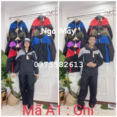 (Bão SALE V1) Áo mưa cao cấp 2 Lớp chống thấm tuyệt đối xuất khẩu Nhật Hàn