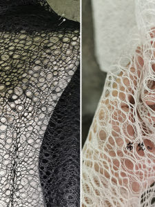 Vải Lưới Ren Cao Cấp Thiết Kế Nguyên Bản Vải Lưới Rỗng Xúc Xắc Xúc Xắc Vải Ren Vải Lưới Vải Thủ Công DIY Vải