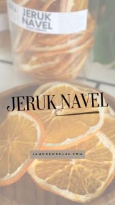 Dried Navel Orange Slice - Jeruk Navel Iris Kering Kualitas Premium
