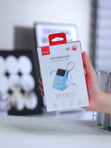 Yoobao LY20 20000mAh Mini Size Built-in Dual Cable Powerbank with LED Display & 3C Certification