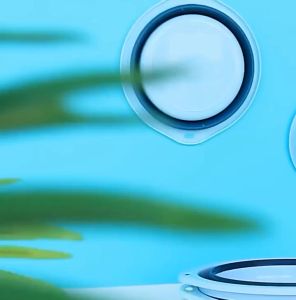 Baskom Plastik Lipat Portable Silikon: Wadah Multifungsi Sayur Buah