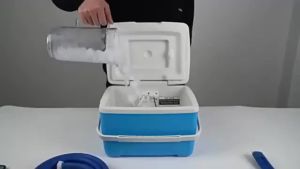 Portable Cold Therapy Machine Electric Circulating Ice Water Knee Cooler Cold Compression Recovery System with Adjustable Timer