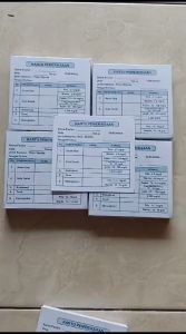 KARTU CEK DARAH Kartu Pemeriksaan Lab/ Kartu Kontrol Ready Stock