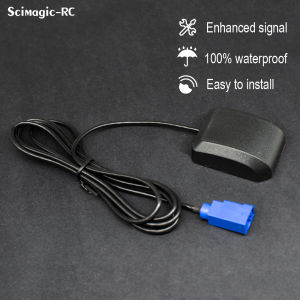 1/2/3/5/10/20pcs Universal Vehicle GPS Receiver with Fakra C Blue Connector Active Navigation GPS Antenna