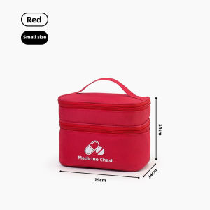 Medical Bag Portable Home Travel Medicine Storage Bag Double-layer Large Capacity First Aid Medicine Box Medicine Storage Bag