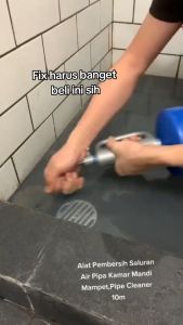 GARANSI 1 TAHUN | Pipe Cleaner 10 Meter / Drain Pembersih Saluran Pipa Mampet - pembersih saluran pipa mampet - alat pembersih saluran pipa air mampet - pipe cleaner manual 10 meter - pembersih saluran wc mampet - pipe cleaner 15 meter