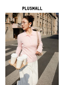 Slimming Polo Sweater