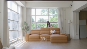 ZEN Collection ส่งฟรี กทม.ปริมณฑล! โซฟา Sofa 2 ที่นั่ง 2.00m. / L-Shape 2.80m. ELENA โซฟาหุ้มหนัง Pet Friendly
