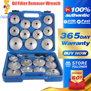 AIDEAL Oil Filter Remover Wrench 23PCS Socket Set Ratchet Spanner Cup with Portable Storage Case Hand Tools