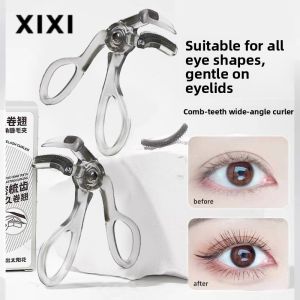 Xixi Wide Angle Comb Tooth Eyelash Curler Permanent Shape for Girls Sunflower Design with Comb Local No Frame Beginner Friendly