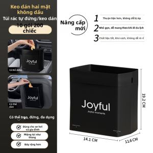 HELLOLEIBOO | Túi Rác Xe Hơi Dán Đứng Lớn Có Thể Sử Dụng Một Lần Tương Thích Với Thùng Rác