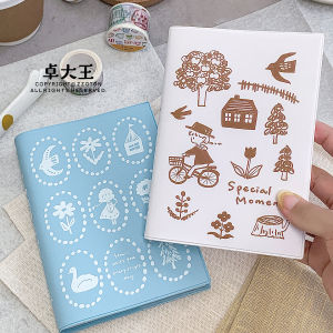 Blue Salt Series Diary Notebook Natural Grid Inner Pages A6 Size Cartoon Cover 100gsm Paper Zzoton Brand Journal Notebook