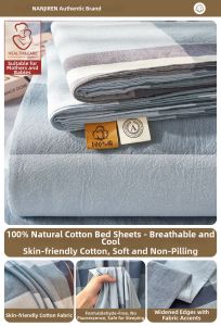 Nanjiren | Pure Cotton Thickened Bedding Sheet Set 100% Cotton