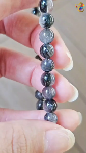 Collection Grade Brookite Silver Rutilated Bracelet