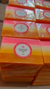 1 piece whitening bar soap  with coco berry kojic acid glutathione 120grams