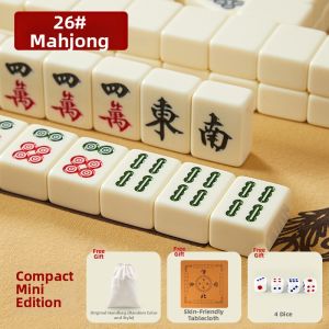 KAIEN | Handmade Family Size Durable Ivory Colored Mahjong Set