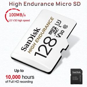 SanDisk High Endurance Micro SD Card 128GB 256GB 512GB Memory Card Up to 100MB/s Flash Card TF Card for Monitoring Dashcam