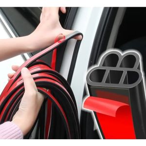 Car Seal Strip Auto Rubber Sealing Strips Universal Car Door Trunk Hood Edge Strip for Noise Insulation Sealant Protector Trim