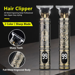 LCD Display T9 Electric Hairber 0mm Shaver Hair Trimer Home Appliances Travel Barber Razors Shaving Machine for Men Trimmer Man