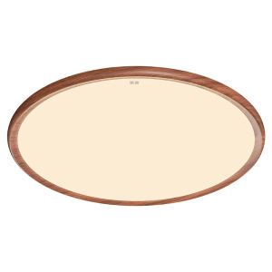 HUIPU ZHAOMING | Vintage Walnut Finish LED Ceiling Light Anti-glare Design