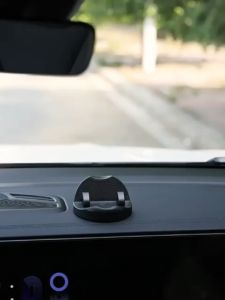 1 Giá đỡ điện thoại dán trên ô tô (TRÒN 9.2CM ) xoay 360 độ bảng số điện thoại trên Taplo xe hơi 2 trong 1