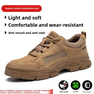 DINGGU | Mens Steel Toe Puncture Proof Lightweight Insulated Work Safety Shoes