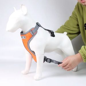 Big Medium Dog Harness Painless Antitirones Adjustable Harness Double Strap For Dogs Labrador Petshop Dog Products