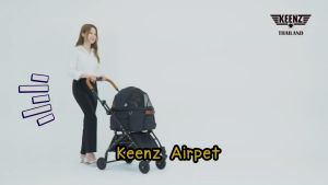Keenz Airpets รถเข็นสัตว์เลี้ยง 3in1 กระเป๋าใส่สัตว์เลี้ยง (พันธุ์เล็ก)