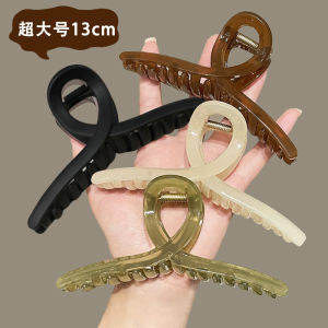 เรียบหรู ขนาดใหญ่ กิ๊บติดผม ผู้หญิง ด้านหลังหัวผมหางม้าคลิปฉลามเครื่องประดับผม 2024 ใหม่ Multi-quantity ผม Gripper