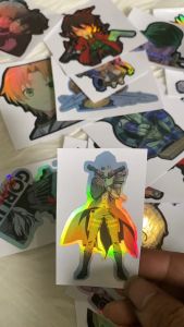 Stiker Hologram Hajime Nagumo Ukuran 7 cm