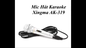 Micro Karaoke AK-319 XINGMA Chính Hãng Có Dây Dài 3m Chống Hú Cao Cấp Bảo Hành 24 Tháng