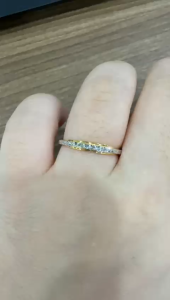 Poh Heng Jewellery 22K Ring in Yellow White Gold [Price By Weight]