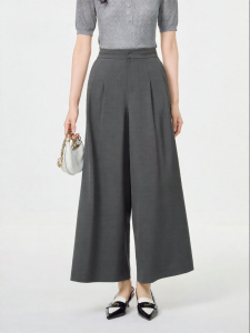 Koradior | Light Slimming Business Casual Wide Leg Trousers